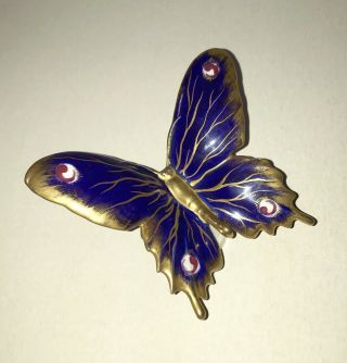 Ens Volkstedt Porcelain Butterfly Figurine