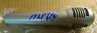 Signed Michael Franti Autographed Microphone American Rapper / Musician