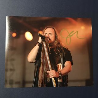 Johnny Van Zant Signed 8x10 Photo Autographed Lynyrd Skynyrd Lead Singer