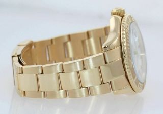 PAPERS 2005 Rolex Yacht - Master 18k Yellow Gold White Dial 16628 40mm Watch 5