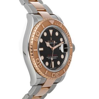 Rolex Yacht - Master Auto Steel Everose Gold Mens Oyster Bracelet Watch 116621 4