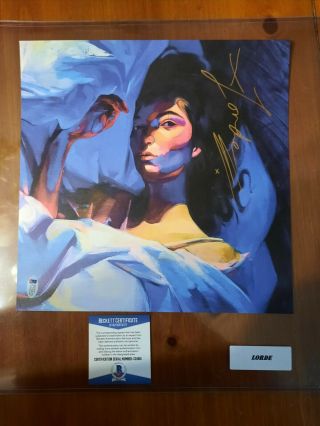 Lorde Signed Autographed 12x12 Lithograph Poster Melodrama Beckett C21815