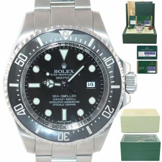 2017 Serviced & Papers Rolex Deepsea Sea - Dweller 116660 Steel Dive Watch Box
