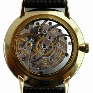 Vintage 1960 ' s PATEK PHILIPPE 18K Gold Men ' s Classic Style Watch Ref.  3468 5
