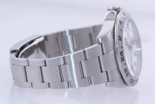 2020 Rolex Explorer II 42mm Polar 216570 White Steel Oyster GMT Watch Box 6