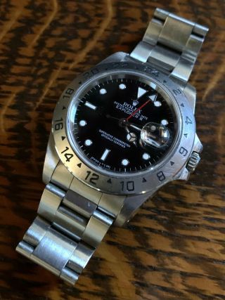 Rolex Explorer Ii Black Dial Watch - 16570