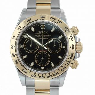 2019 PAPERS Rolex Daytona Cosmograph 116503 Black Two Tone Steel Gold Watch Box 3