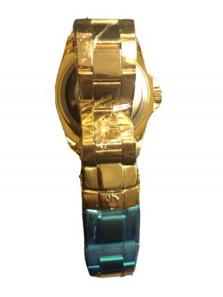 Rolex 18k Gold Submariner Men ' s Blue Face Watch - 16618 2