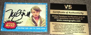 Mark Hamill Signed/autographed Star Wars Card With