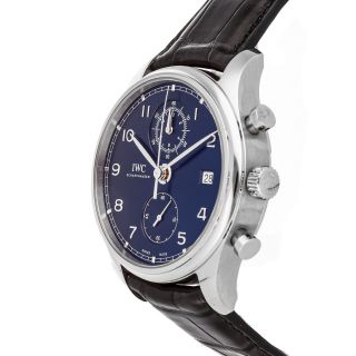 IWC Portugieser Chronograph Classic Mens Automatic Strap Watch IW3903 - 03 3