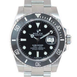 2019 PAPERS Rolex Submariner Date 116610LN Steel Black Ceramic 40mm Watch 3