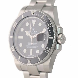 2019 PAPERS Rolex Submariner Date 116610LN Steel Black Ceramic 40mm Watch 5