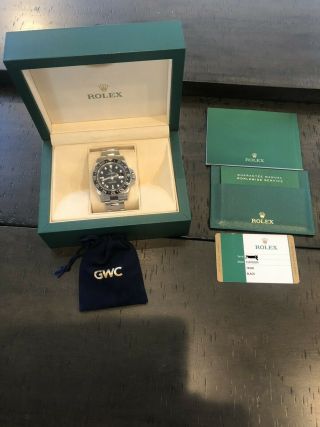 2017 Rolex Gmt - Master Ii Black Dial Watch 116710ln In Box/papers