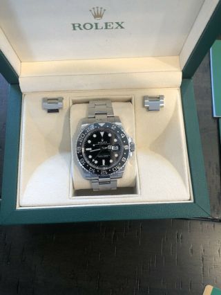 2017 Rolex GMT - Master II Black Dial Watch 116710LN in Box/Papers 6
