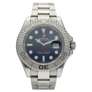 Rolex 116622 Yachtmaster Blue Dial Platinum Steel Automatic Mens Watch 2018