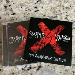 Nikki Sixx Sixx:a.  M.  The Heroin Diaries Cd Autographed Signed Motley Crue