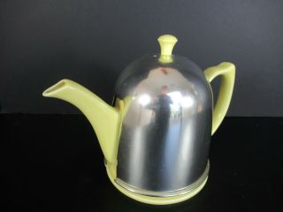 Vintage Yellow Hall Teapot With Warming Insulated Cozy Cover
