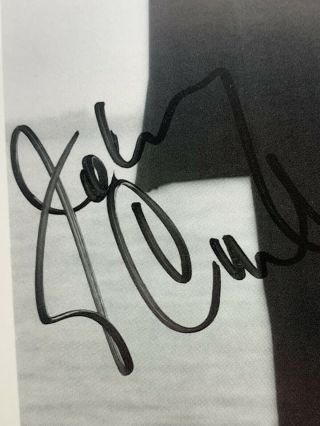 Johnny Cash Signed Autograph 8x10 Press Photo Columbia Records no 2