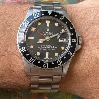 Rolex Gmt - Master Ref.  1675 Long E Vintage Watch 100 1967 Oyster 78360