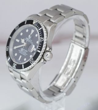 2003 Rolex Submariner Date 16610 T Stainless Steel Y Dive Watch SEL Pre - Ceramic 3
