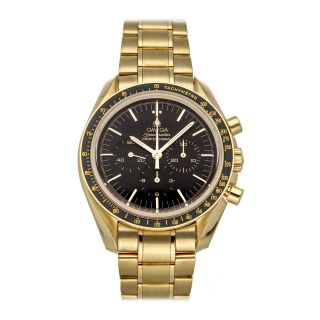 Omega Speedmaster Moonwatch Professional Chronograph Gold Watch 3195.  50.  00