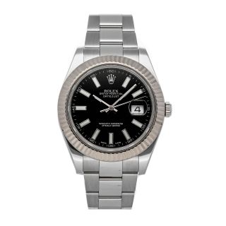 Pre - Rolex Datejust Ii Auto 41 Steel White Gold Watch 116334 Coming Soon