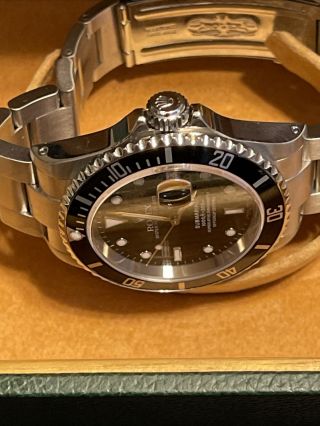 Rolex Submariner 16610 Men ' s Watch in Stainless Steel 2003 Serviced w 5
