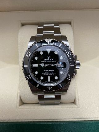 Rolex Submariner Black Dial Stainless Steel Automatic Men 