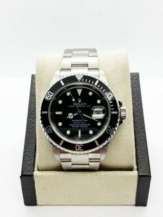 Rolex Submariner 16610 Black Dial Stainless Steel Box Papers 2006 2