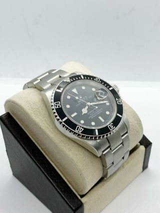 Rolex Submariner 16610 Black Dial Stainless Steel Box Papers 2006 4