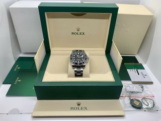 2020 Papers Rolex Submariner Date 116610ln Steel Black 40mm Watch