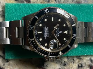 Rolex Submariner 16610 Black Date Dial Stainless Steel Men 