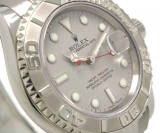 2001 Rolex Yachtmaster 16622,  Stainless Steel,  Platinum Bezel,  Silver Dial 2