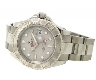 2001 Rolex Yachtmaster 16622,  Stainless Steel,  Platinum Bezel,  Silver Dial 4