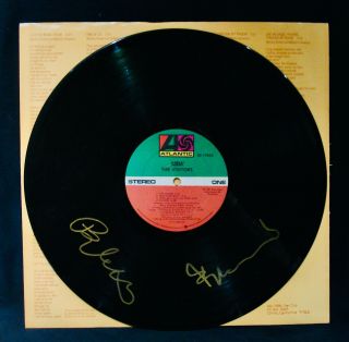 Abba Autographed The Visitors Vinyl Album By Bjorn Ulvaeus & Benny Andersson