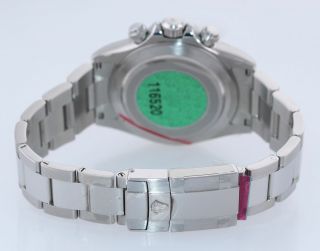 NOS STICKERS Rolex Daytona White Chrono Dial 116520 Steel Watch Box 2