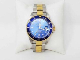 Rolex Submariner 16613 40mm Blue Dial With Two Tone Bracelet