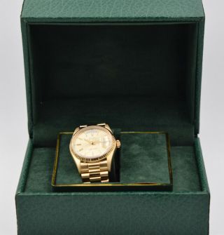 Rolex President Day - Date 18038 18k Yellow Gold Stick Dial - 36mm 6