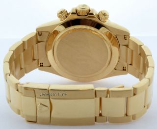 Rolex Daytona Chronograph 18k Yellow Gold Paul Newman Dial Mens Watch 116528 5