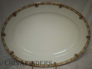 Noritake China Regina Pattern 13674 Oval Serving Platter 14 " - Nip On Edge