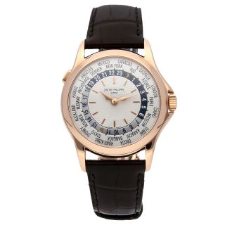Patek Philippe World Time 5110 18k Rose Gold Mens Watch Box/papers 5110r