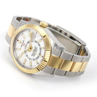 Rolex Sky Dweller 326933 Steel Yellow Gold White Index Dial 42mm Automatic Watch 3