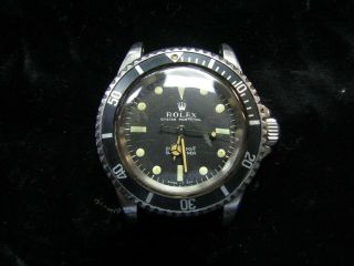 Vintage Rolex Submariner 1967 Meters First 5513 Creamy Hour ALL 2