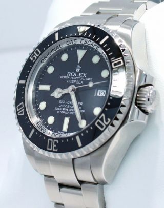 ROLEX SEA - DWELLER Deepsea 116660 Steel Ceramic Bezel Watch BOX/PAPERS 5