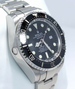 ROLEX SEA - DWELLER Deepsea 116660 Steel Ceramic Bezel Watch BOX/PAPERS 6