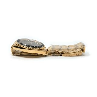 Rolex GMT Master II 18K Yellow Gold Oyster Bracelet Men ' s Watch 16718 2
