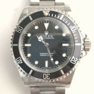 Rolex Watch 14060 SUBMARINER Men ' s Black X Silver 1602163 5