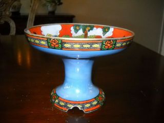 Antique Noritake Art Deco Luster Ware Compote/fruit Bowl