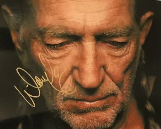 Willie Nelson Autograph Signed Photo W.  Holo
