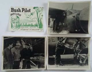 Bush Pilot [1947] Exclusive Film Stills Jack Larue Rochelle Hudson Austin Willis